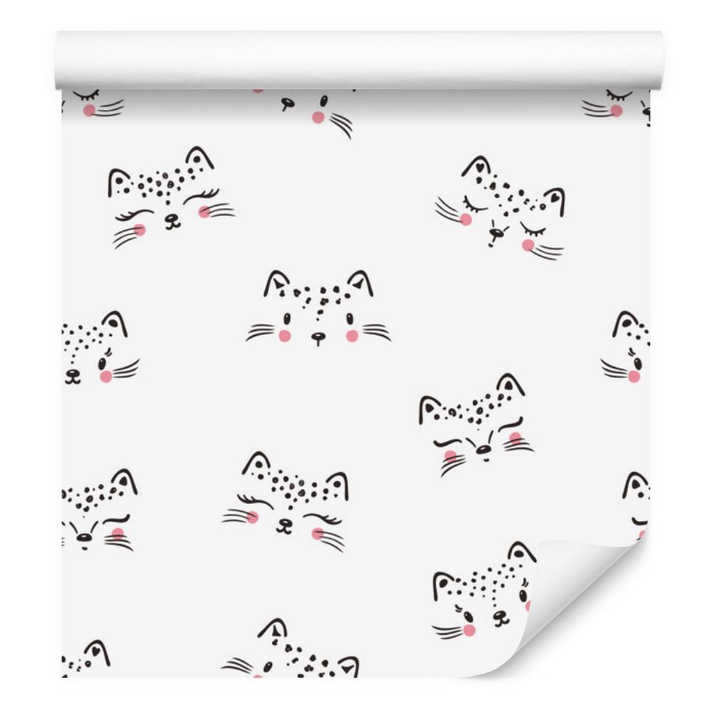 Little Kittens Wallpaper for Living Room and Bedroom 50x1000