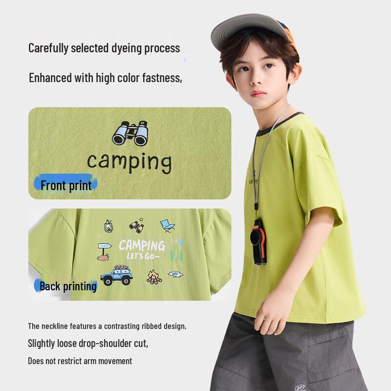 Luomeng Boys' Short Sleeve T-Shirt