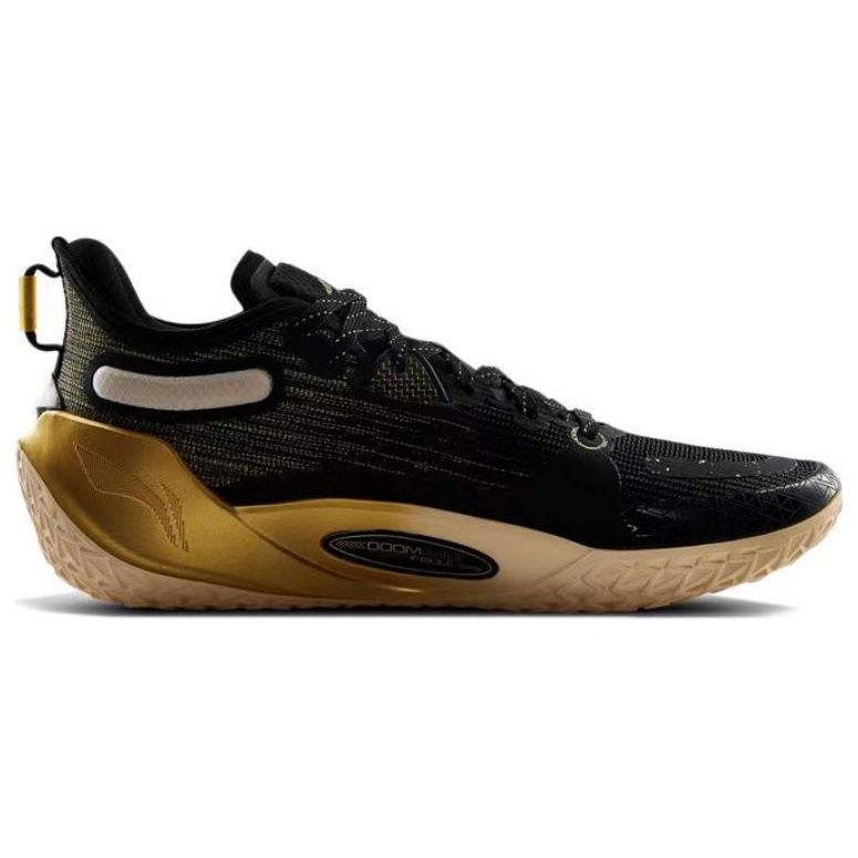 Li Ning JB1 Jimmy Butler 1 Zhi Hui - Black Gold Basketball Shoes Men Sneakers ABAS051-34