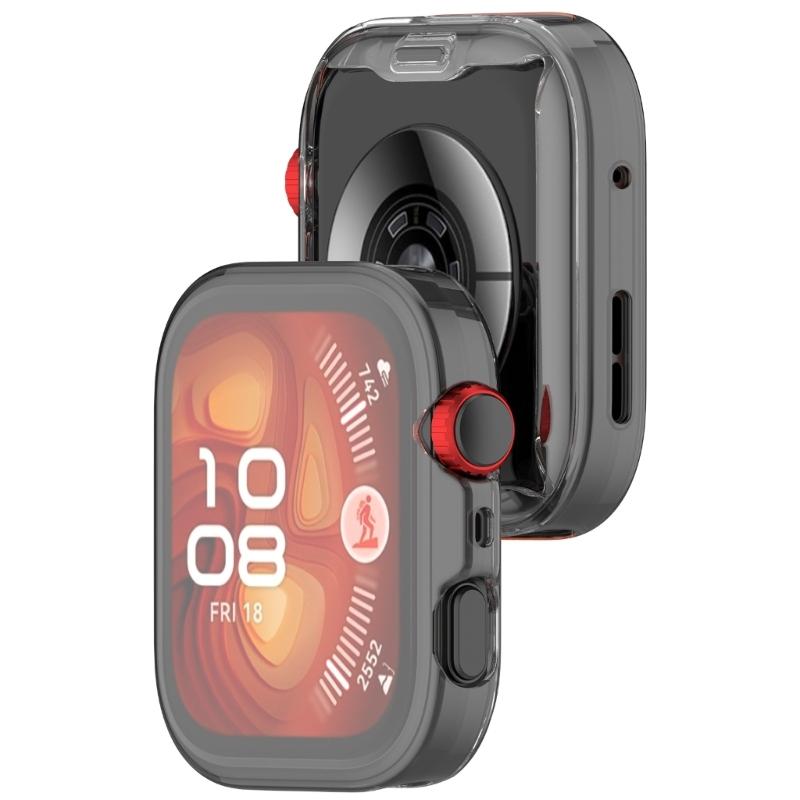Impact Resistance Sleeve Guard Soft Flexible TPU Protective Cover Full Access To Button for Watch Fit 4 Shock Absorption