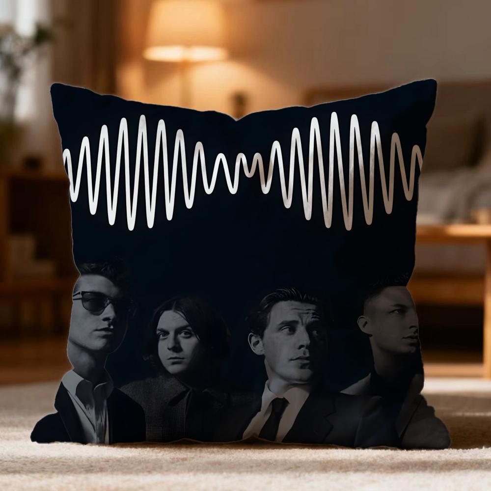 Popular AArctic Monkeyses Cushion Cover Soft Washable Pillow Case Multi-Scene for Couch Bed Travel Office Use