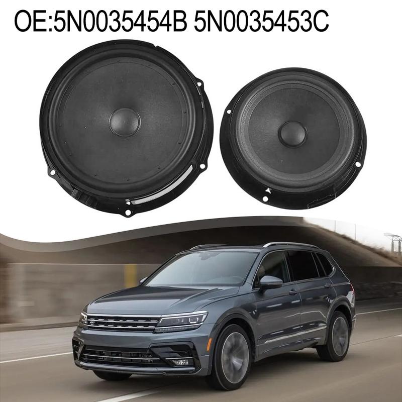 Car Woofer Subwoofer 5N0035454B Front 5N0035453C Rear For Tiguan 2009-2019 ABS Car Horns And Alarms Interior Accessories Front