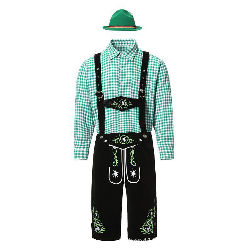 2025 Oktoberfest Men's Traditional German Beer Outfit - Two Colors