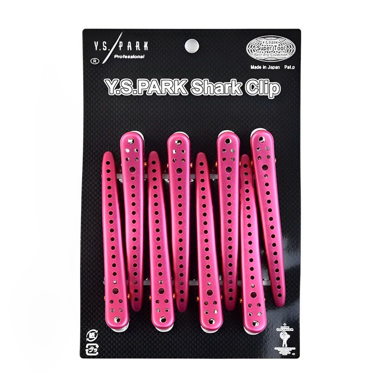 

Shark Clip 8 Pieces Pink Metal Y.S.PARK