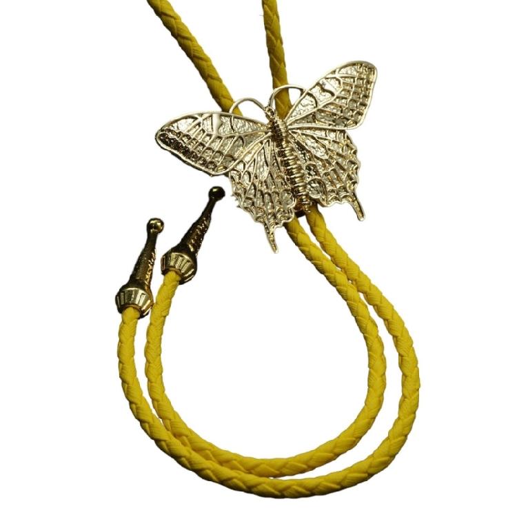 Fashion Butterfly Bolo Tie Women Man Unisex Western Bolo Tie PU Necktie Jewelry 1