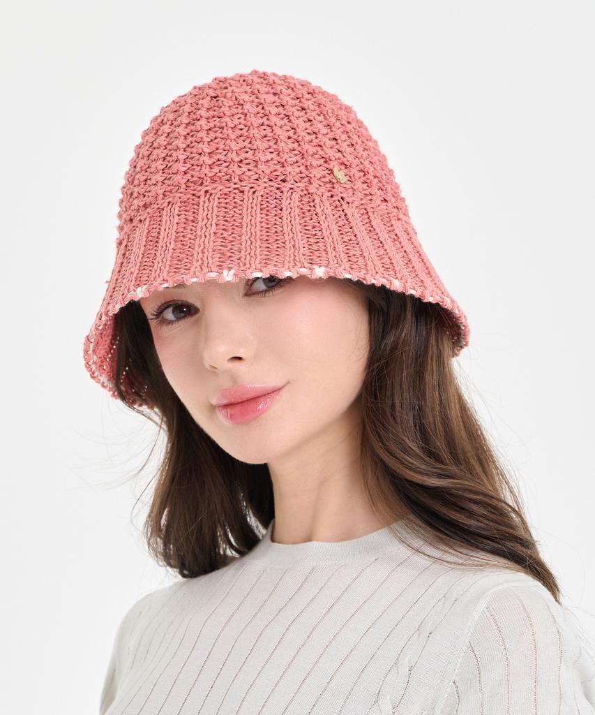 Koipeu Point Knit Bucket Hat Cf091Ht106