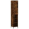 Highboard Smoked Oak 34.5 x 34 x 180 cm Particleboard