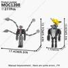 MOOXI Set di Figure Skibidi Toilet Man TvMan Cameraman Speakerman Blocchi da Costruzione Modello MOC Mattoncini Giocattoli per Adulti Bambini Regalo di Compleanno