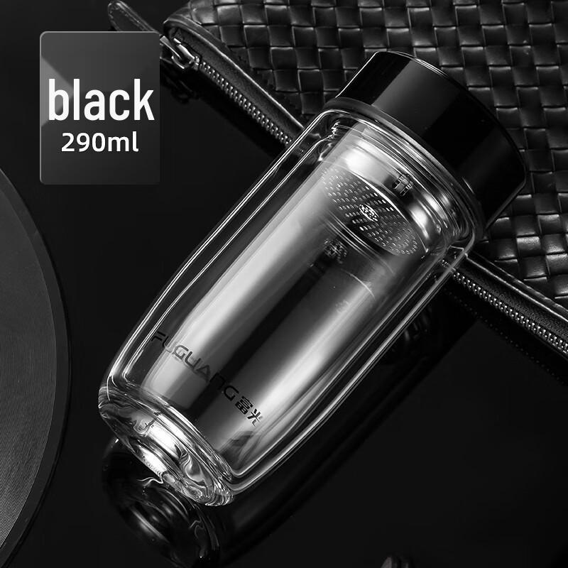 Fuguang Double-Layer Heat-Resistant Glass Tea Bottle