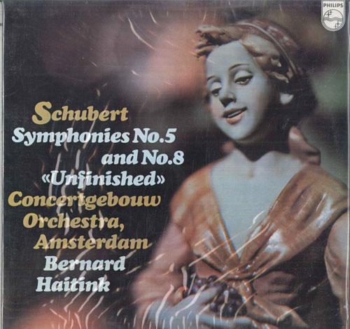 LP Record BERNARD HEITINK, CONCERTGEBOUW ORCH - Schubert Symphony Nr8 In B Minor D7 9500099 PHILIPS 1976 South Kore Classical Used