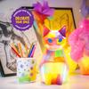 Paint Your Own Cat/Deer Lamp Art Kit DIY Geometric Night Light Art Supplies Gifts for Kids Boys Girls Ages 6 7 8 9 10 11 12