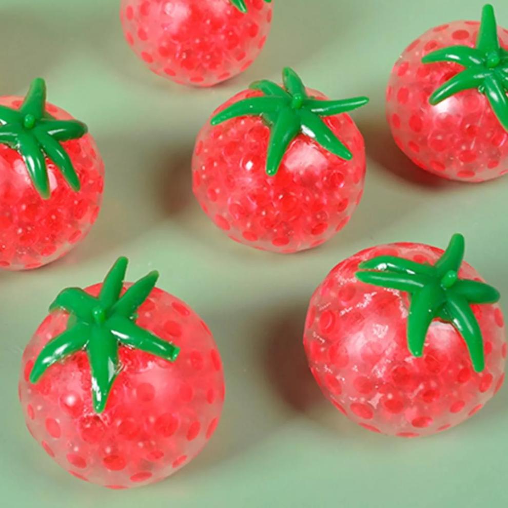 Splat Ball Tomato, Squishy Ball Fun for Kids - Squeeze it, Throw it, Stretch it, 6cm - Anxiety Relief, Exciting Item for Play and Entertainment
