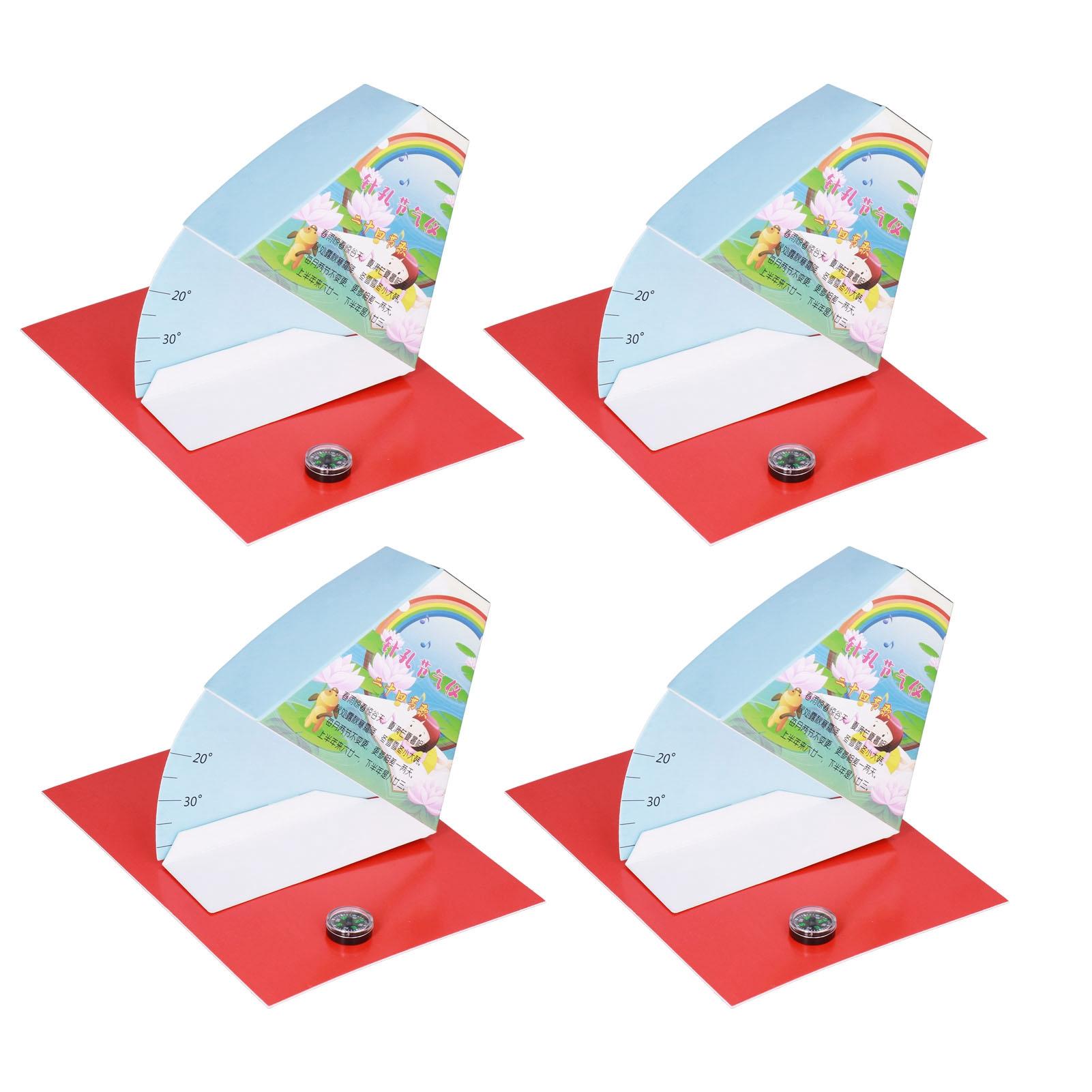 

4Set Mini Pin Hole Solar Term Meter Toy DIY Science Experimental Teaching Aids for Children