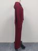 2026 European & American Women's Casual Knit Stripe Hoodie Set