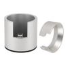 Coffee Portafilter Holder with Dosing Funnel 58mm Aluminum Alloy Round Coffee Machine Portafilter Tamping Stand for Home Bar
