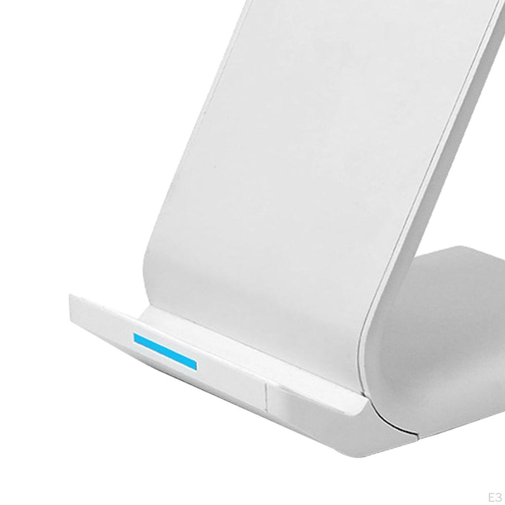 15W Fast Wireless Charger Overheating Protection Enabled 2 Coils for iOS Black