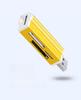 4-in-1 Multi-Functional USB 2.0 Mini Aluminum Card Reader for TF/SD Cards