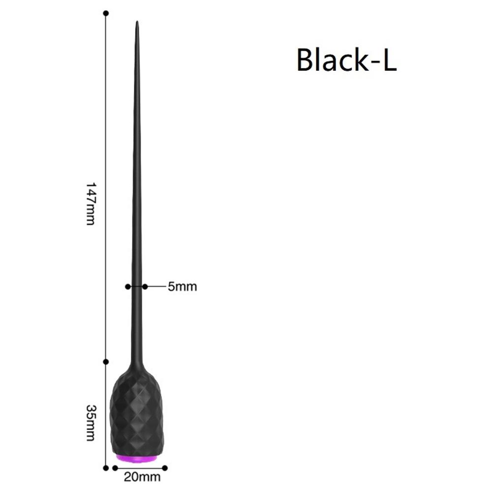 Silicone Urethral Sounding Vibrator Prostate Massager Insert Penis Plug Vibrators Sex Toys For Men