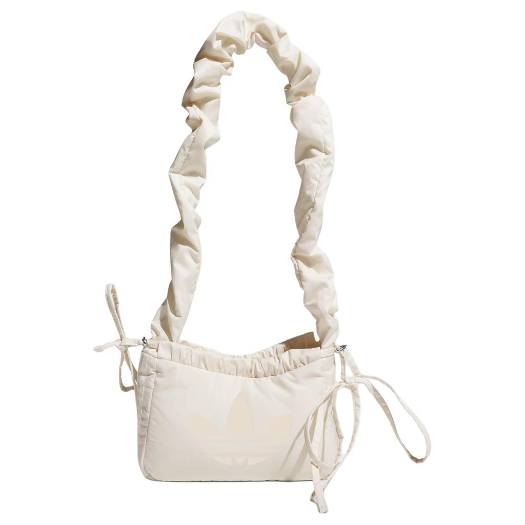 New Adidas Originals RUFFLE Polyester Shoulder Bag Women's Wonder White KF2667