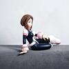 Anime MHA Hero Academia figure Ochaco Sitting pose Action Figure Uraraka Ochako pvc Collect Model Gift Doll 10cm