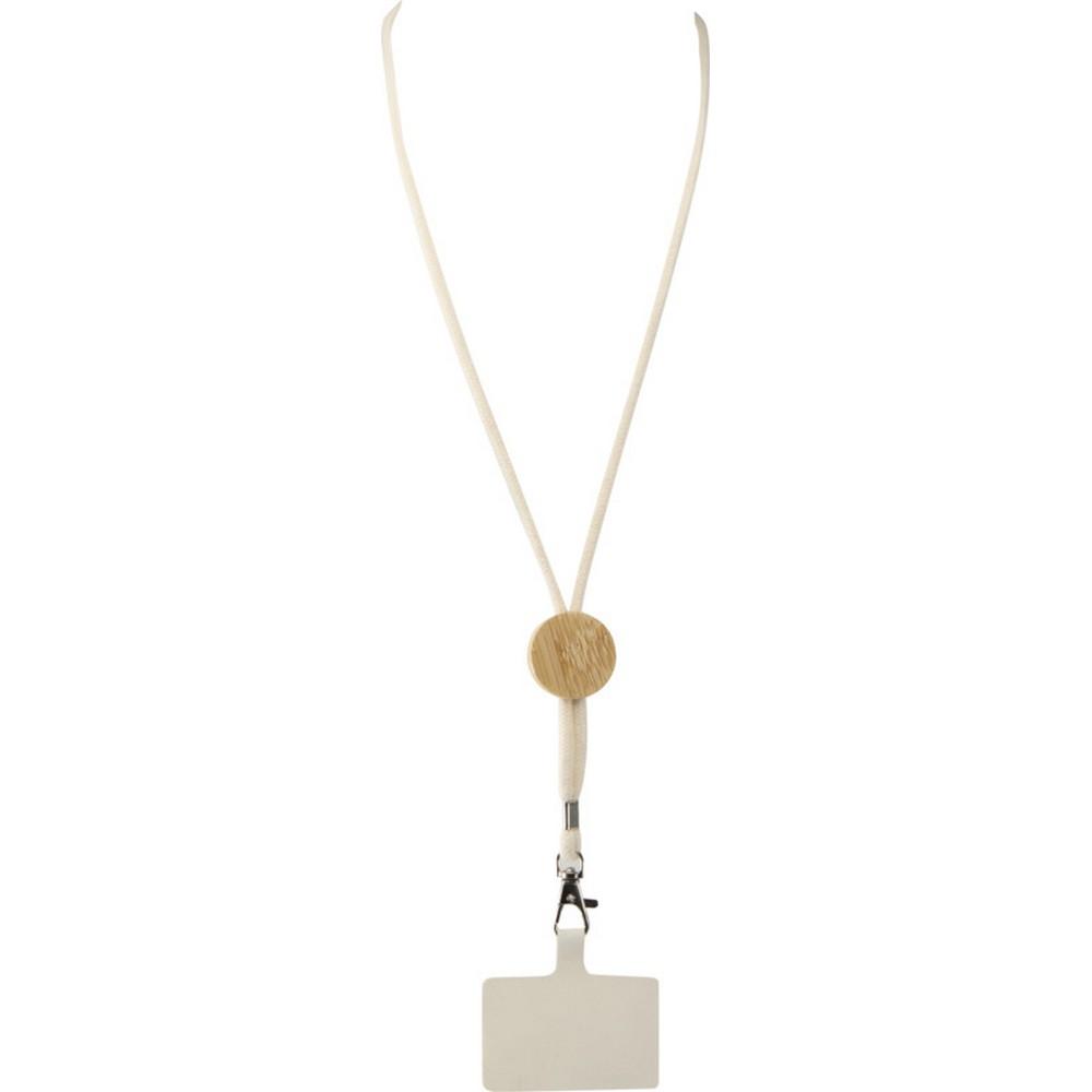 Floso Adhab Bamboo Details Phone Holder Lanyard