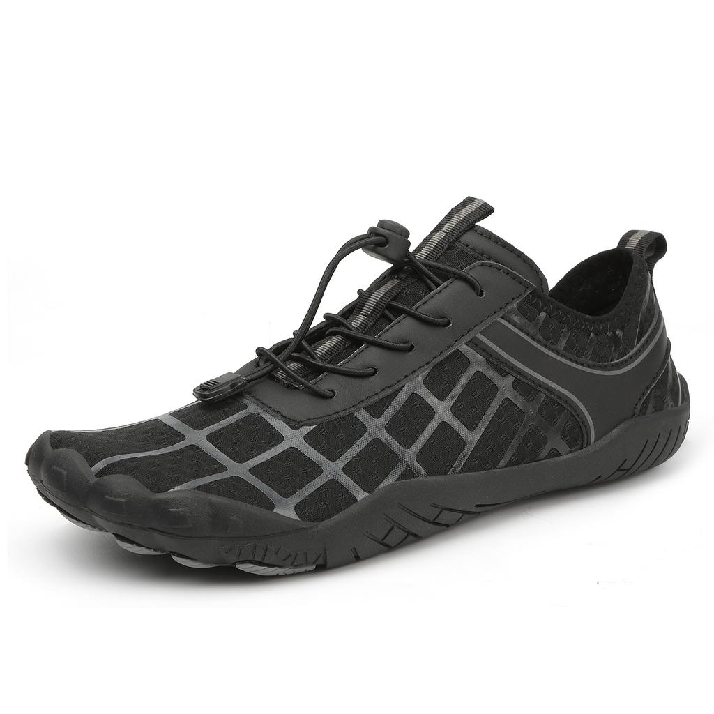Sapatos de praia de cinco dedos para exterior, sapatos de natação e vadeio para casais, sapatos anfíbios para riachos e vias navegáveis para homem e mulher