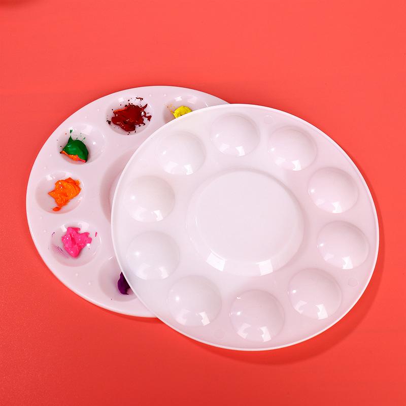 Palette Art Alternatives Paint Plastic Palette Supply White Watercolor Palette Pigment Tray Painting Supplies Easy To Clean Plat