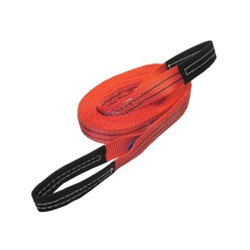 FREAK E-Type Belt Sling, Eye-Eyed On Both Ends, for Lifting, 1200kg Capacity, 35mm Wide, 1.5m Long, Red