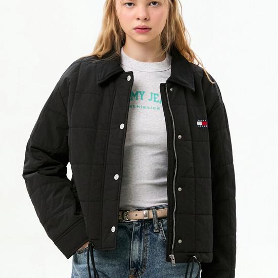 Tommy Jeans Women's Cropped Quilted Jacket T32G0WJC10TWL1