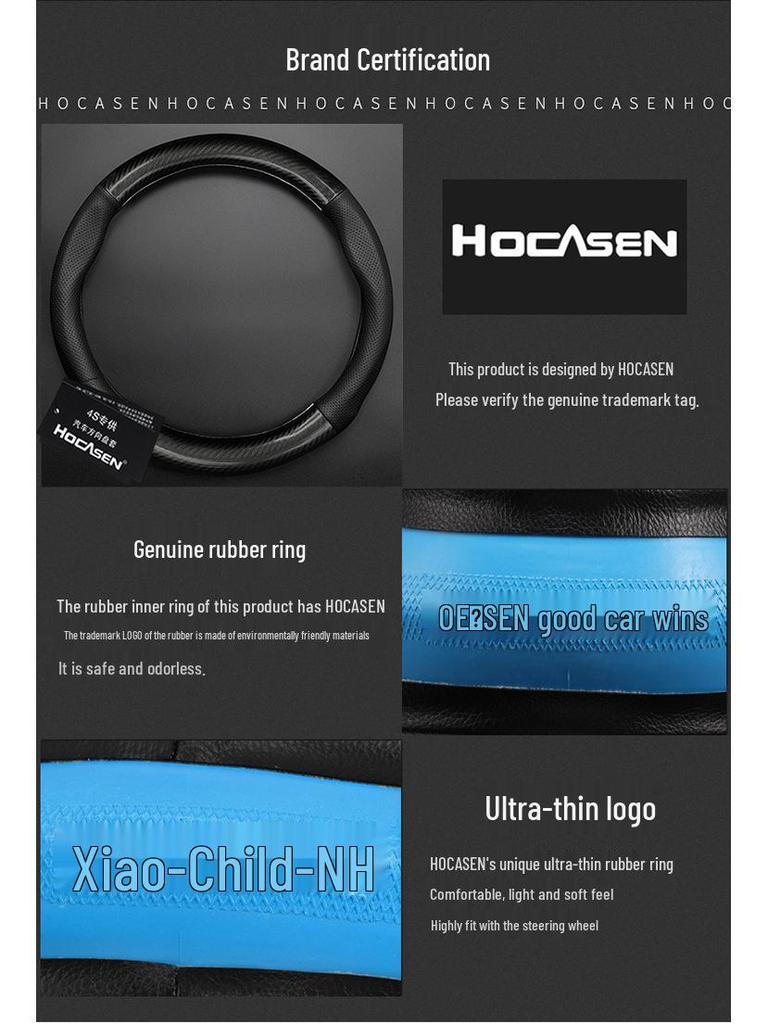 Genuine Leather Steering Wheel Cover for Dongfeng Fengxing Models: Lingzhi M3, L5, L6, M7, V3, V5, Q3, CM7