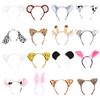 Halloween Christmas Cosplay Dog Zebra Cartoon Party Supply Hair Accessories Hair Band Animals Ears Headband