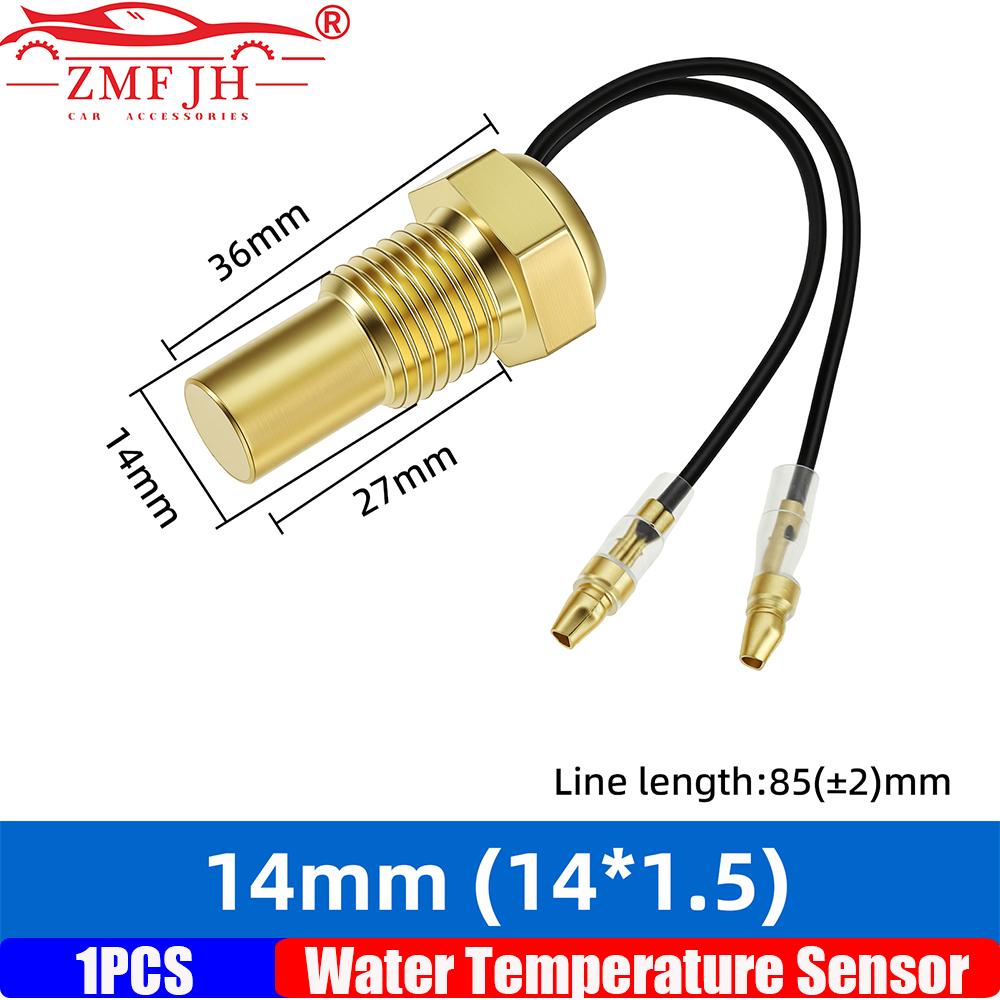 ZMFJH Water Temperature Sensor 1/8NPT 3/8NPT 1/2NPT M14X1.5 M12X1.5 Car Meter Temp Sensor 10MM 12MM 14MM 17MM 21MM Auto Sensor