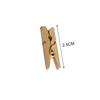 50Pcs Mini Wooden Clip Hanging Photo Paper Peg Clothespin Craft Clips DIY V6B4 C4N6