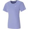 Asics Solid Color Knitted Moisture-Wicking Quick-Dry Round Neck Short Sleeve T-Shirt Women Tops Purple 2012D164-500