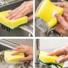 Dual-Sided Dishwashing Sponge and Scouring Pad - Magic Cleaning Wipe for Pots, Bowls, and Kitchen Surfaces