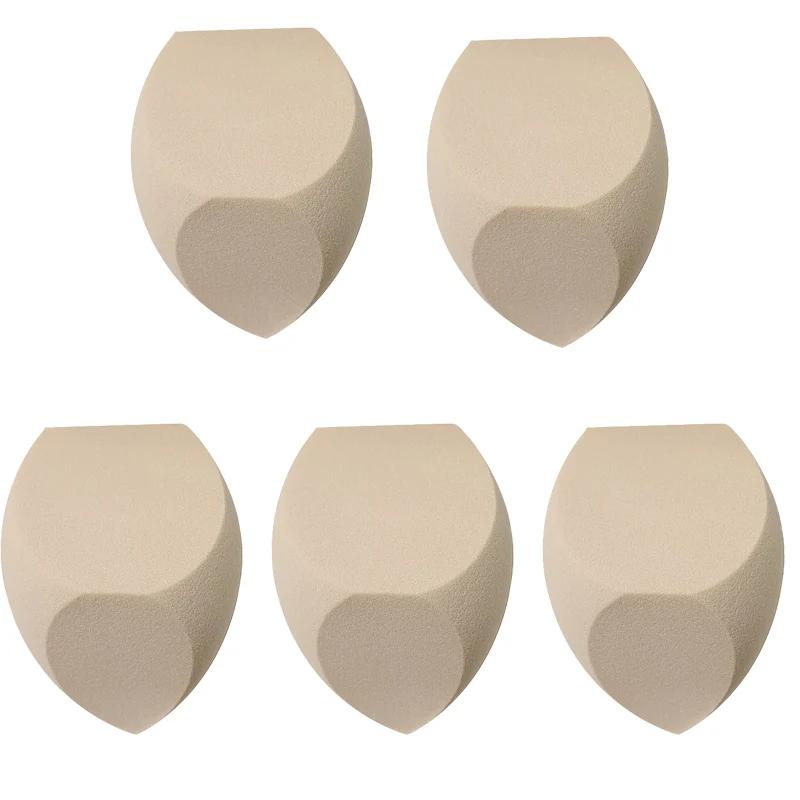Big Size Makeup Sponge Foundation Puff 5pcs Wet Dry Dual Use Soft Makeup Foundation Sponge Puffs Make Up Blender Cosmetic Tool