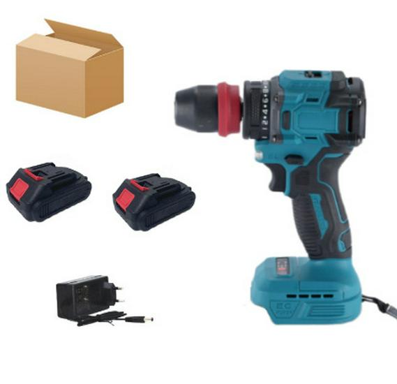 High-Power Handheld Brushless Electric Drill with Detachable Design and Wireless Lithium Battery