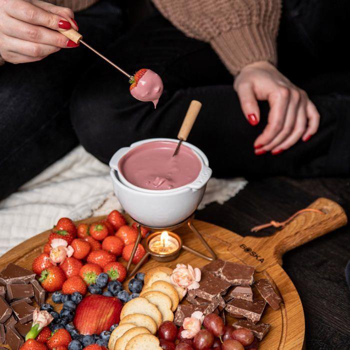 Accessoire De Cuisine - BOSKA - 320402 - Fondue Au Chocolat - 250 Ml - Design Élégant