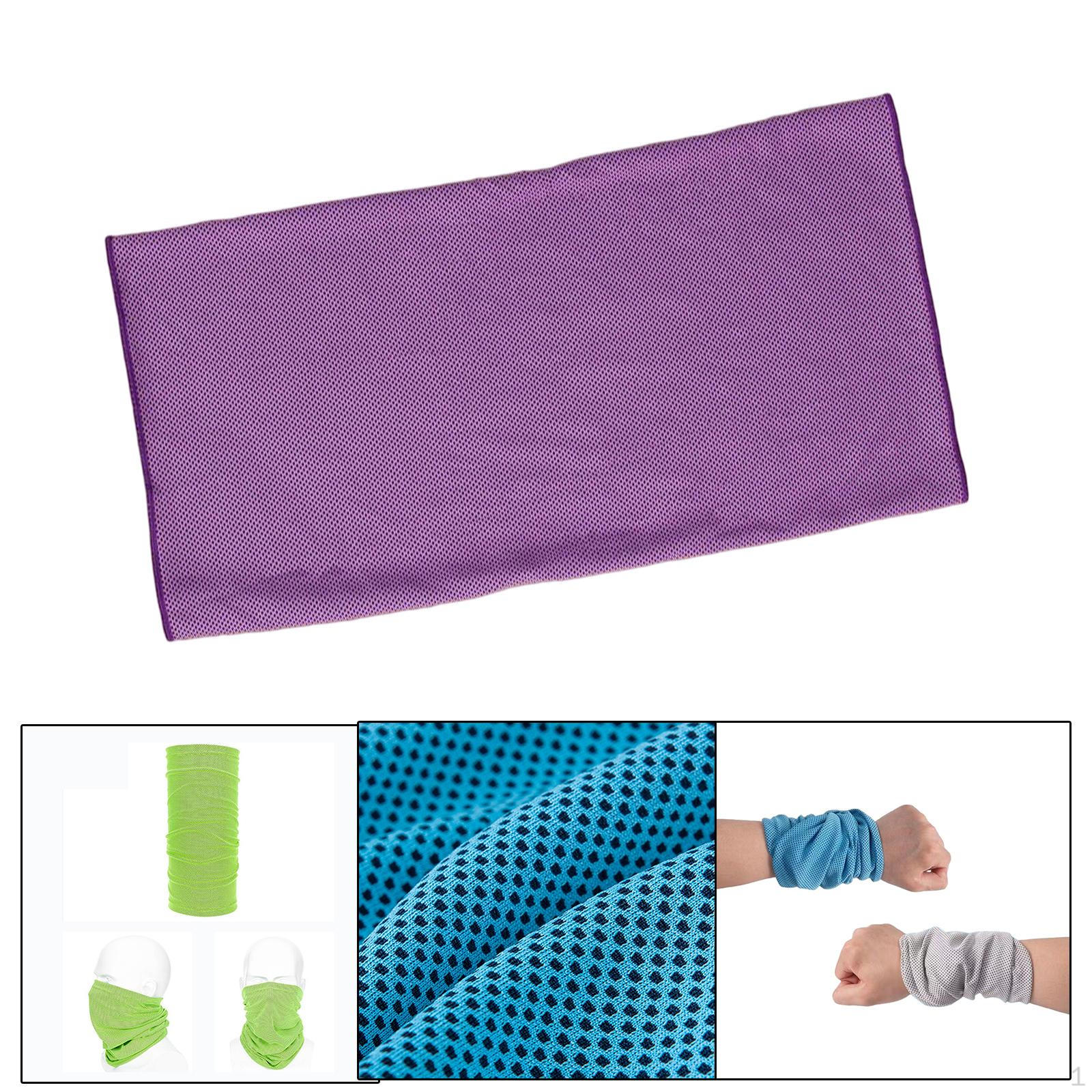 Cooling Band Exercise Wrist Sweatband Sweat Absorbing Wristband for Men Women Gym Sports Fitness