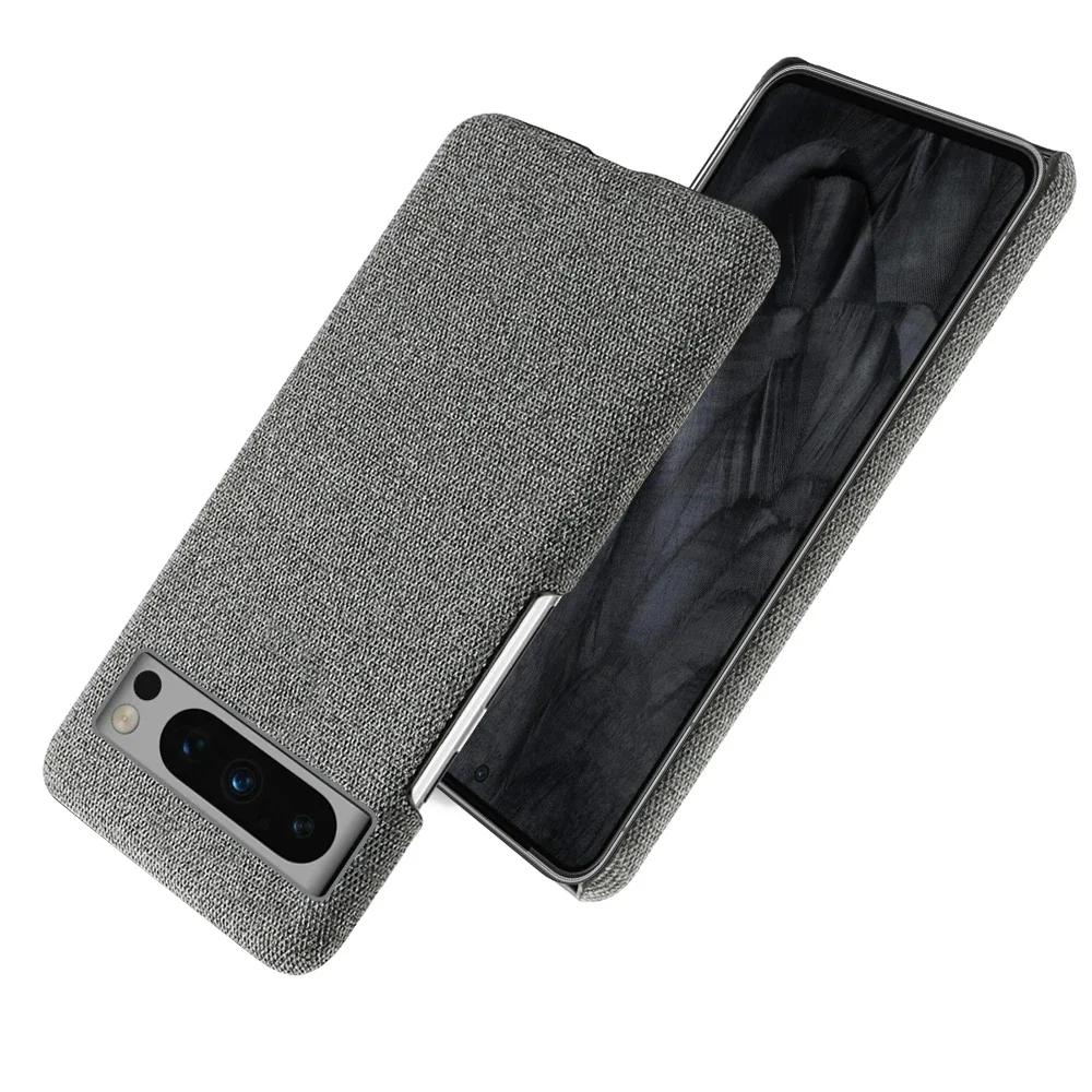 For Google Pixel 8 Pro 7 6 5 Case Luxury Fabric Antiskid Cover For Google Pixel 5G 6a 7a 8 Pro Cloth Capa