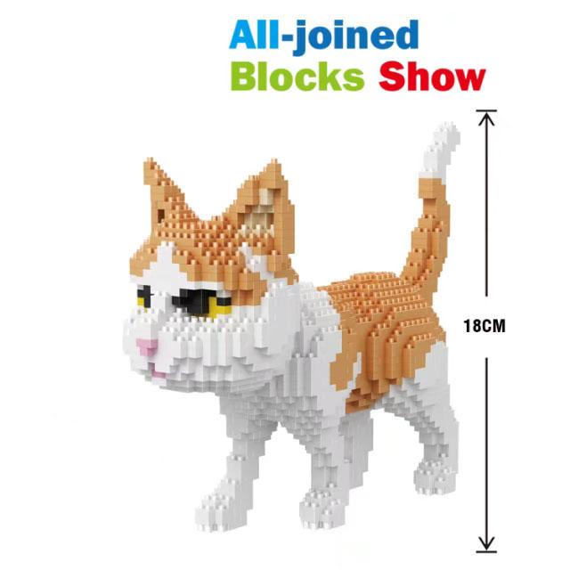 

2000+шт 16013 Mike Dog Building Blocks Diamond Micro Small Particles Spelling Toy Pet Dog Block Model Іграшки для дітей Подарунки