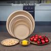 Eco-Friendly Rice Husk Disposable Round Plate for Meals & Gatherings