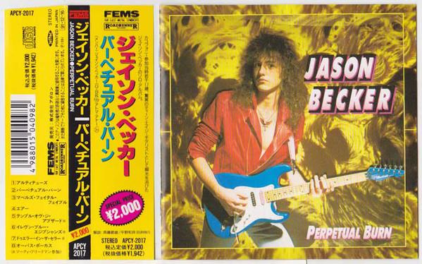 

CD JASON BECKER Perpetual Burn APCY2017 FAR EAST METAL 1991 Japan ObiMetal Used