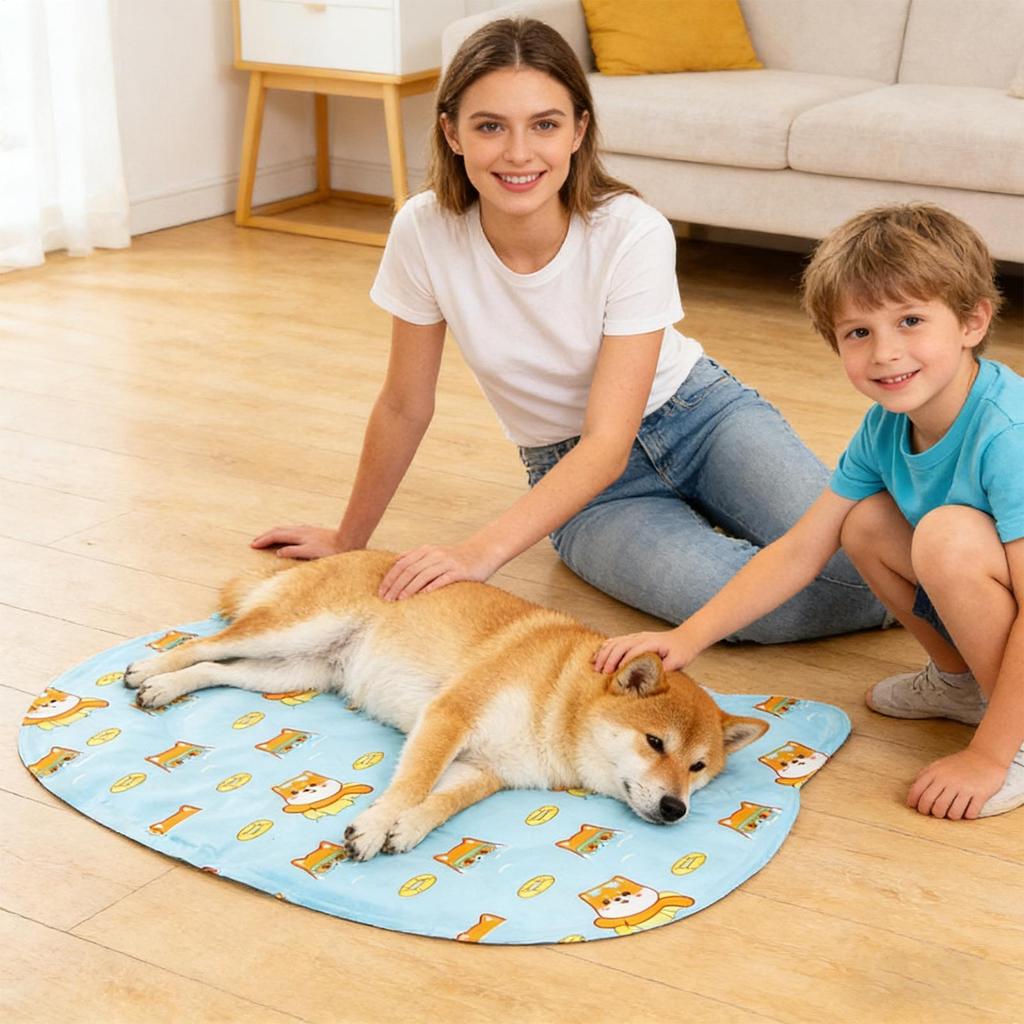 Cat Cooling Mat Summer Cats Resting Pad Gel Cooling Mat For Indoor Living Room Bedroom Windowsill Road Trip Vacation Travel