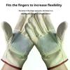 Canvas Gloves Wear-resistant Welder Maintenance Canvas Gloves Double Thickened Protective Labor Protection Gloves Canvas Gloves