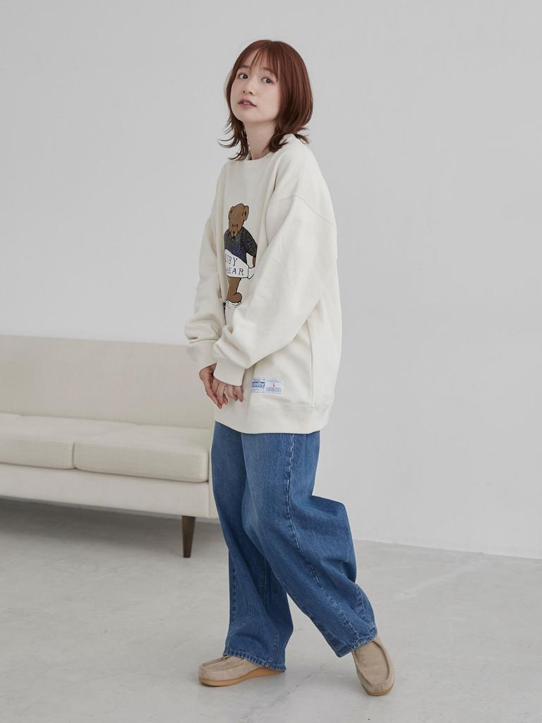 Cohen COSBY Special Order Bear Print Sweatshirt 75206010462 2150 NATURAL (21) M