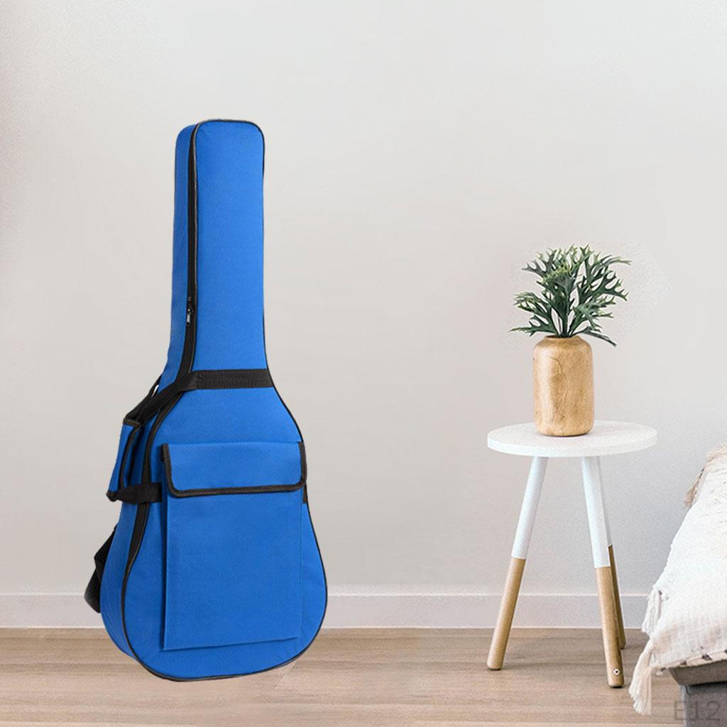 Acoustic Guitar Bag Oxford Cloth Dustproof Travel Carrying Backpack Double Shoulder Strap