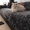 New Plush Sofa Cushion Light Luxury High-End Non-Slip Seat Cushion Autumn And Winter Thickened Leather Sofa Cover Cover Cloth
