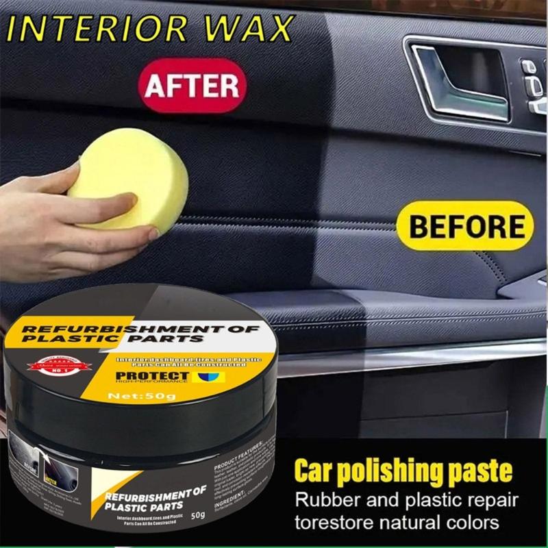 50/70G Auto Interior Plastic Parts Coating Agent Restorer Refurbish Agent Plastic Plating Refurbishing Agent with Sponge