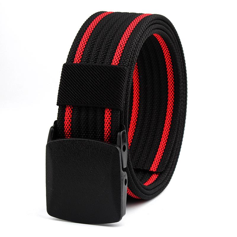 

Гипоаллергенный тактический ремень из нейлонового холста без металла для работы и использования на открытом воздухе 125cm